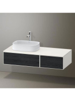 Duravit Zencha balos alsószekrény 130, dió fiókrendezővel, f
