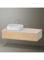 Duravit Zencha balos alsószekrény 130, dió fiókrendezővel, n