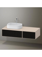 Duravit Zencha balos alsószekrény 130, dió fiókrendezővel, s