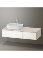 Duravit Zencha balos alsószekrény 130, dió fiókrendezővel, f