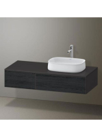 Duravit Zencha jobbos alsószekrény 130, tölgy fiókrendezővel
