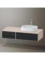 Duravit Zencha jobbos alsószekrény 130, tölgy fiókrendezővel