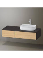 Duravit Zencha jobbos alsószekrény 130, tölgy fiókrendezővel