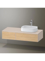Duravit Zencha jobbos alsószekrény 130, tölgy fiókrendezővel