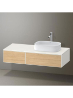 Duravit Zencha jobbos alsószekrény 130, tölgy fiókrendezővel