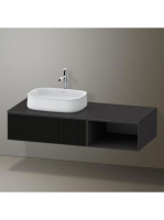 Duravit Zencha balos alsószekrény 130, dió fiókrendezővel, s