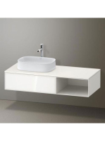 Duravit Zencha balos alsószekrény 130, dió fiókrendezővel, f