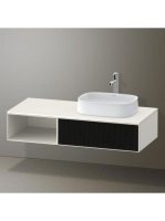 Duravit Zencha jobbos alsószekrény 130, tölgy fiókrendezővel