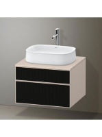 Duravit Zencha alsószekrény 65, tölgy fiókrendezővel, strukt