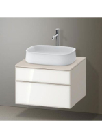 Duravit Zencha alsószekrény 65, tölgy fiókrendezővel, fehér