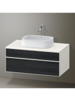 Duravit Zencha alsószekrény 100, tölgy fiókrendezővel, feket