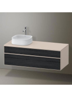 Duravit Zencha balos alsószekrény 130, dió fiókrendezővel, f