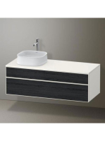 Duravit Zencha balos alsószekrény 130, tölgy fiókrendezővel,