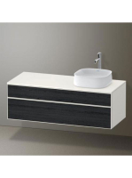Duravit Zencha jobbos alsószekrény 130, tölgy fiókrendezővel