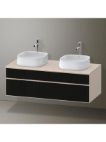 Duravit Zencha alsószekrény 130, tölgy fiókrendezővel, struk
