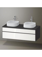 Duravit Zencha alsószekrény 130, tölgy fiókrendezővel, fehér