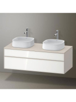 Duravit Zencha alsószekrény 130, tölgy fiókrendezővel, fehér