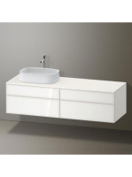 Duravit Zencha balos alsószekrény 160, dió fiókrendezők, feh