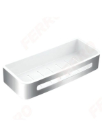Ferro Emotion tüsfürdőtartó 290x123x56 mm króm/fehér 65568.4