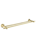 Ferro Antica dupla törölközőtartó 60 cm, antik bronz AAI10BR