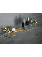 Ferro Antica üvegpolc, antik bronz AAI13BR - Fürdőszoba - Fü