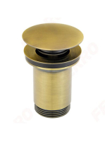 Ferro Rotondo bronz lefolyószelep túlfolyós mosdóhoz bronz S