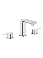 Grohe Lineare kétkaros 3-lyukas mosdó csaptelep M-Size, húzó
