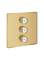 Grohe Grohtherm SmartControl 3 utas váltószelep, matt arany