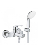 Grohe Eurosmart egykaros kádcsaptelep zuhanyszettel, króm 33