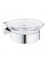 Grohe Essentials Cube szappantartó tartókonzollal, króm 4075