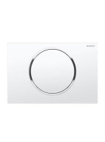 Geberit Sigma10 nyomólap fehér/fényes króm/fehér 115758KJ5 (
