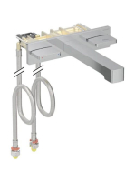 Geberit ONE két fogantyús fali mosdócsaptelep 18 cm, falsík