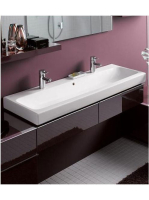 Geberit iCon 120cm kerámia mosdó, 2 nyitott csaplyukkal 1240