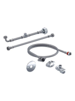 Geberit AquaClean vízcsatlakozó készlet 12/15 cm-es falsík a