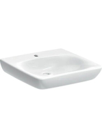 Geberit Selnova Comfort akadálymentes mosdó 55x55 cm, túlfol