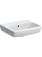 Geberit Selnova Square kézmosó 50x42 cm, csaplyuk nélkül, tú