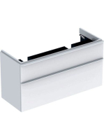 Geberit Smyle Square alsó szekrény dupla mosdóhoz fiókkal 11