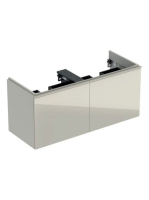 Geberit Acanto alsó szekrény dupla mosdóhoz, két fiókkal 120