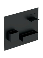 Geberit Group mágneses tábla tárolódobozokkal 45x39 cm, láva