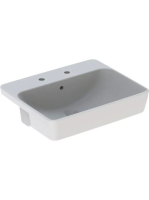 Geberit VariForm félig beépíthető négyszögletes mosdó 55 cm,