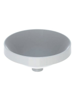 Geberit VariForm beépíthető mosdó, kerek, túlfolyó nélkül 50