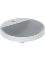Geberit VariForm beépíthető mosdó, kerek, csaplyuk-peremmel,
