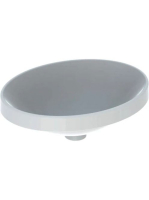 Geberit VariForm 50 cm beépíthető mosdó, ovális, túlfolyó né