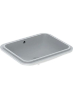 Geberit VariForm alulról beépíthető szögletes mosdó 58 cm, t