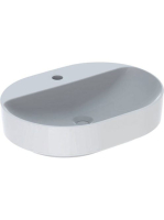 Geberit VariForm pultra ültethető mosdó, csaplyuk-peremmel,
