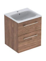 Geberit Selnova Square 2 fiókos mosdószekrény 55 cm, keskeny