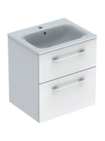 Geberit Selnova Square 2 fiókos mosdószekrény 60 cm, keskeny