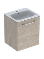 Geberit Selnova Square 1 ajtós mosdószekrény 55 cm, keskeny