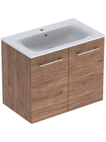 Geberit Selnova Square 2 ajtós mosdószekrény 80 cm, keskeny