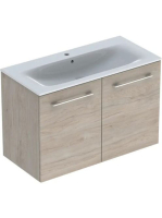 Geberit Selnova Square 2 ajtós mosdószekrény 100 cm, keskeny